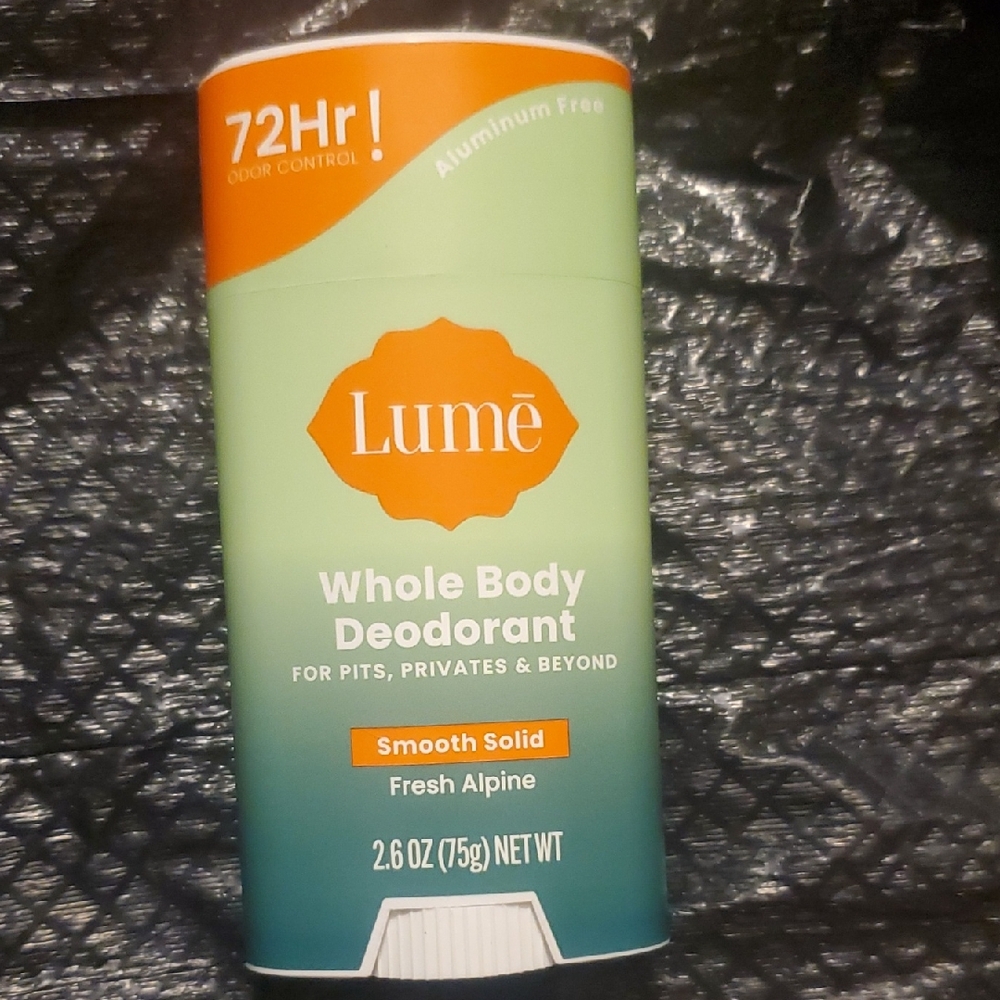 Lume Whole Body Deodorant  2.6 Oz Fresh Alpine New Sealed